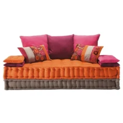 Maisons Du Monde Banquettes Banquette 2/3 Places En Coton Multicolore