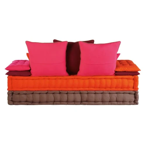 Maisons Du Monde Banquettes Banquette 2/3 Places En Coton Multicolore – Image 3