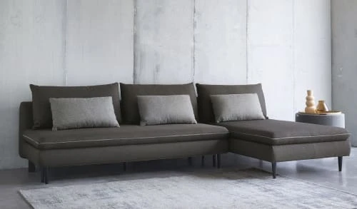 Maisons Du Monde Banquettes Banquette 2/3 Places Gris Foncé – Image 6