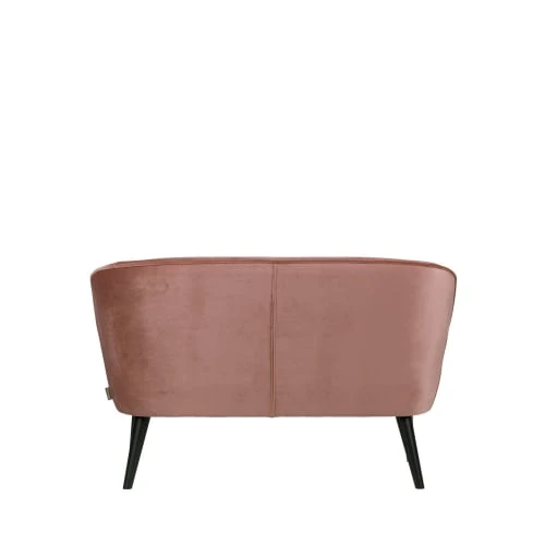 Woood Banquettes Banquette 2 Places Velours Vieux Rose – Image 3