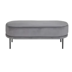 Maisons Du Monde Banquettes Banquette Arrondie Gris Anthracite Et Noire