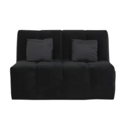 Relaxima Banquettes Banquette BZ Noir - 2 Places