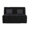 Relaxima Banquettes Banquette BZ Noir - 2 Places
