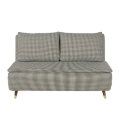 Maisons Du Monde Canapés Petits Prix Banquette Clic-clac 2 Places Motifs Pied-de-poule