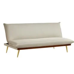 Concept Usine Canapés Petits Prix Banquette Clic Clac 3 Places En Tissu Beige