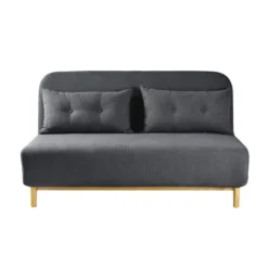 Maisons Du Monde Canapés Petits Prix Banquette Clic-clac 3 Places Gris Anthracite