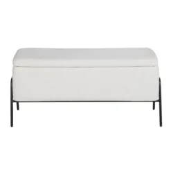 Maisons Du Monde Banquettes Banquette Coffre Noire Et Blanche