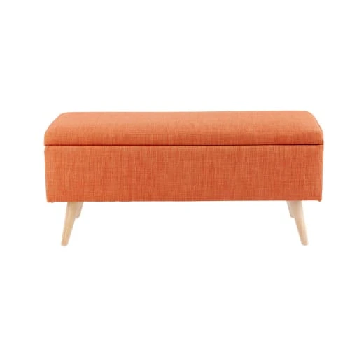 Maisons Du Monde Banquettes Banquette Coffre Vintage Orange