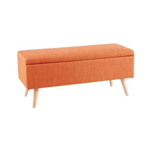Maisons Du Monde Banquettes Banquette Coffre Vintage Orange – Image 2