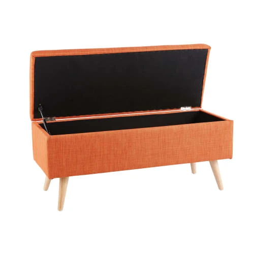 Maisons Du Monde Banquettes Banquette Coffre Vintage Orange – Image 3