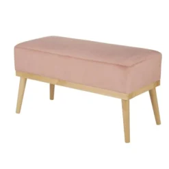 Maisons Du Monde Banquettes Banquette Coloris Rose Et Naturel