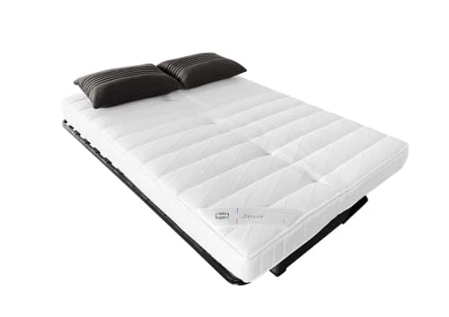 DIVA SALON Banquettes Banquette Convertible Clic-clac 3 Places En Tissu Gris Ardoise – Image 4