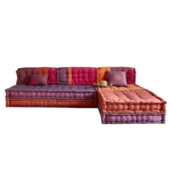 Maisons Du Monde Canapés D'angle Banquette D'angle Modulable 6 Places En Coton