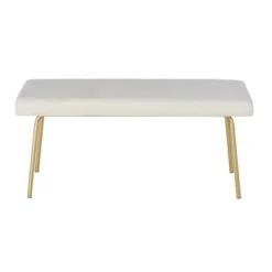 Maisons Du Monde Banquettes Banquette écrue Et Dorée