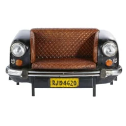 Maisons Du Monde Banquettes Banquette Indus En Cuir Marron