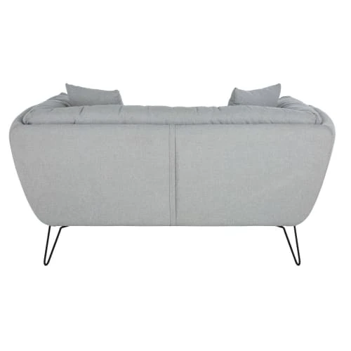 Maisons Du Monde Canapés Droits Canapé 2/3 Places Gris – Image 3