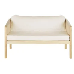 Maisons Du Monde Canapés Petits Prix Canapé 2 Places En Bois De Bouleau Et écru