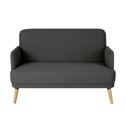 Maisons Du Monde Canapés Petits Prix Canapé 2 Places Gris Anthracite