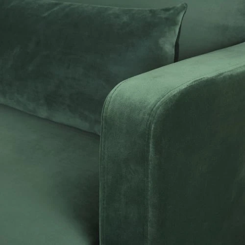 Maisons Du Monde Canapés Petits Prix Canapé Clic-clac 3 Places En Velours Vert – Image 5