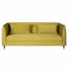 Maisons Du Monde Canapés Petits Prix Canapé Clic-clac 4 Places En Velours Jaune