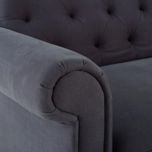 Maisons Du Monde Canapés Petits Prix Canapé Clic-clac 4 Places Gris Anthracite – Image 4