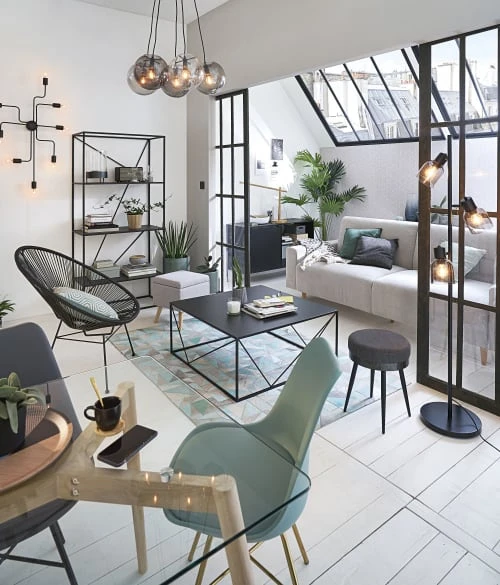 Maisons Du Monde Canapés Droits Canapé Clic-clac 4 Places Gris Clair – Image 5