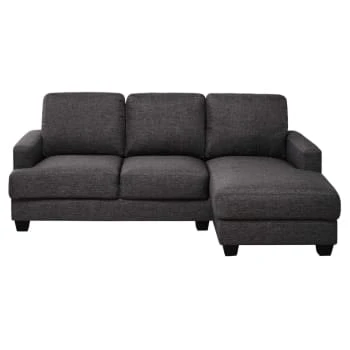 Maisons Du Monde Canapés Petits Prix Canapé D'angle Droit 3/4 Places Gris Chiné – Image 6