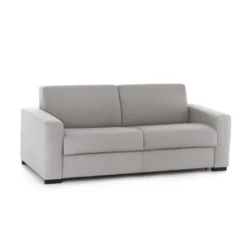 Talamo Italia Banquettes Canapé-Lit 2 Places En Tissu Gris