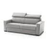 Talamo Italia Banquettes Canapé-Lit 3 Places En Tissu Gris