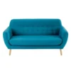 Maisons Du Monde Canapés Petits Prix Canapé Style Scandinave 2/3 Places Bleu Pétrole