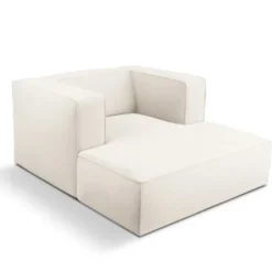 CXL By Christian Lacroix Méridiennes Méridien 1 Place En Tissu Structuré Beige