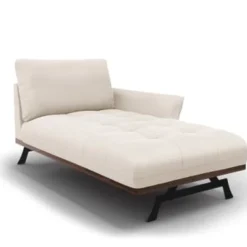 CXL By Christian Lacroix Méridiennes Méridien 1 Place En Tissu Structuré Beige Clair