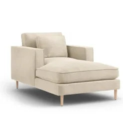 CXL By Christian Lacroix Méridiennes Méridien 1 Place En Tissu Structuré Beige Clair