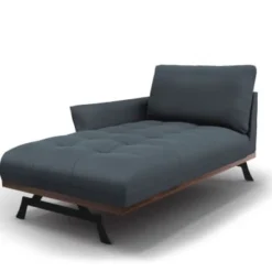 CXL By Christian Lacroix Méridiennes Méridien 1 Place En Tissu Structuré Bleu