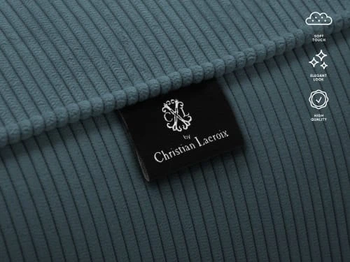 CXL By Christian Lacroix Méridiennes Méridien 1 Place En Tissu Structuré Bleu – Image 3