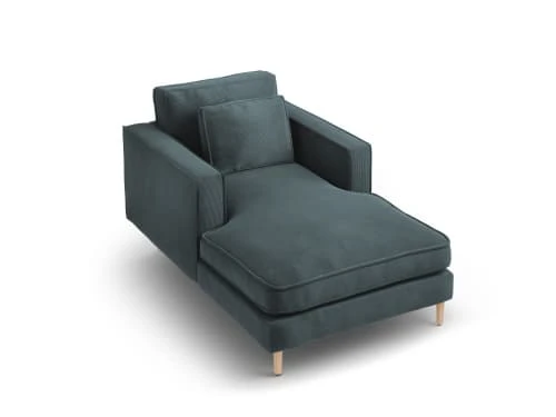 CXL By Christian Lacroix Méridiennes Méridien 1 Place En Tissu Structuré Bleu – Image 4