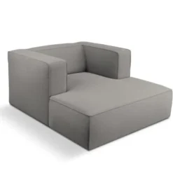 CXL By Christian Lacroix Méridiennes Méridien 1 Place En Tissu Structuré Gris