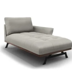 CXL By Christian Lacroix Méridiennes Méridien 1 Place En Tissu Structuré Gris Clair