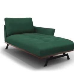 CXL By Christian Lacroix Méridiennes Méridien 1 Place En Tissu Structuré Vert