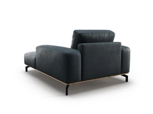 CXL By Christian Lacroix Méridiennes Méridien Cuir Cuirne 1 Place En Cuir Cuir Bleu – Image 5