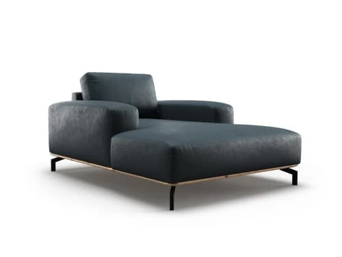 CXL By Christian Lacroix Méridiennes Méridien Cuir Cuirne 1 Place En Cuir Cuir Bleu