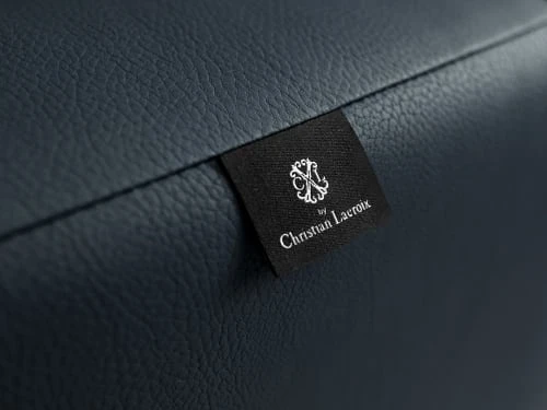CXL By Christian Lacroix Méridiennes Méridien Cuir Cuirne 1 Place En Cuir Cuir Bleu – Image 3