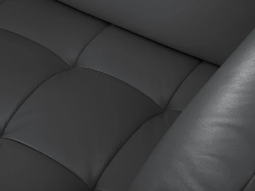 CXL By Christian Lacroix Méridiennes Méridien Cuir Cuirne 1 Place En Cuir Cuir Bleu Gris – Image 4