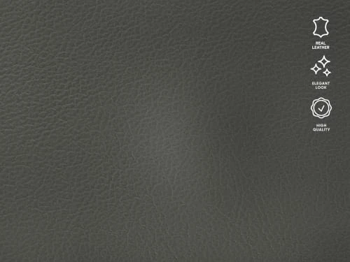 CXL By Christian Lacroix Méridiennes Méridien Cuir Cuirne 1 Place En Cuir Cuir Gris Foncé – Image 5