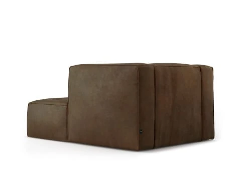 CXL By Christian Lacroix Méridiennes Méridien Cuir Cuirne 1 Place En Cuir Cuir Marron Foncé – Image 4