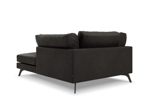 CXL By Christian Lacroix Méridiennes Méridien Cuir Cuirne 1 Place En Cuir Cuir Noir – Image 4