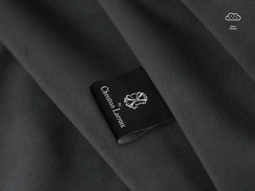 CXL By Christian Lacroix Méridiennes Méridien Veloursne 1 Place En Velours Gris Foncé – Image 3