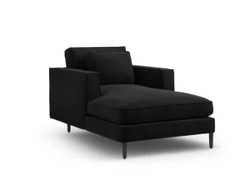 CXL By Christian Lacroix Méridiennes Méridien Veloursne 1 Place En Velours Gris Foncé – Image 5