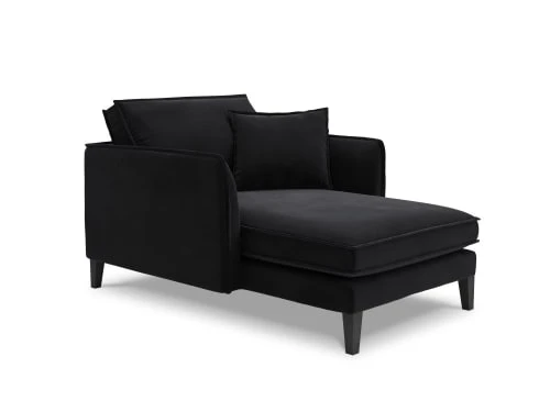 CXL By Christian Lacroix Méridiennes Méridien Veloursne 1 Place En Velours Noir