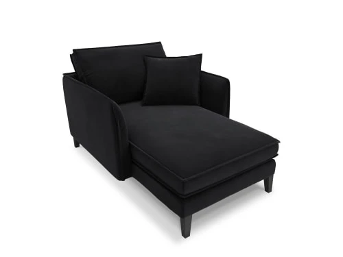 CXL By Christian Lacroix Méridiennes Méridien Veloursne 1 Place En Velours Noir – Image 4